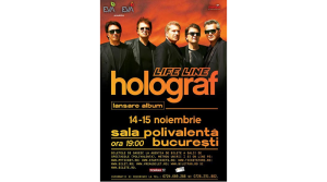 Afis concert Holograf Life Line 2015